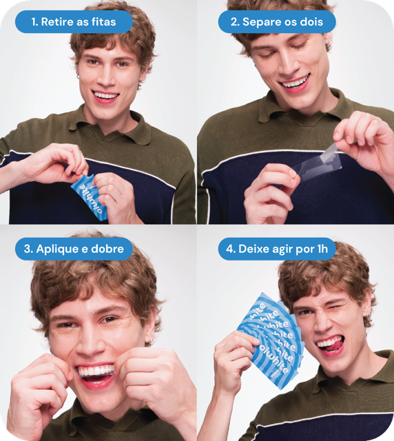 Fitas Clareadoras Dentais