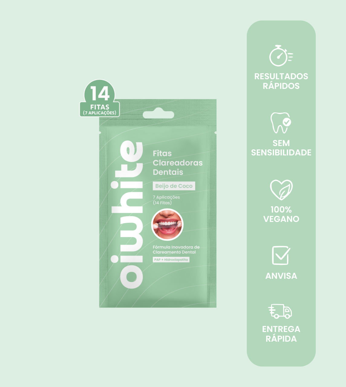 Fitas Clareadoras Dentais